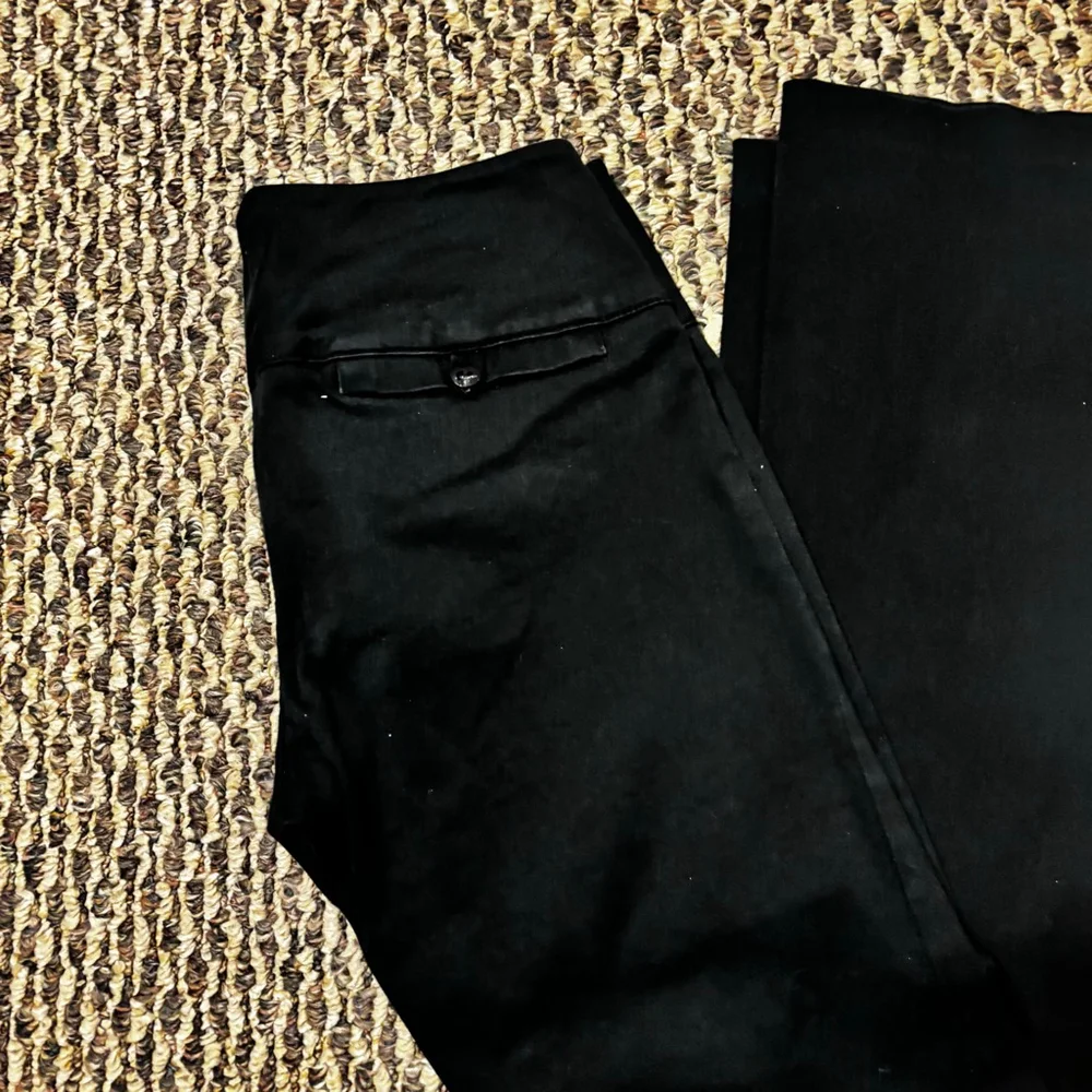Vintage Low Rise Rampage Black Boot Cut & Flare Pants 0 - Picture 2 of 11